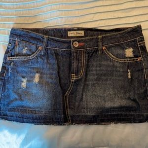 Junior size jean skirt